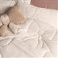 OHS Bow Lattice Coverless 7.5 TOG Duvet Bedding Set with Pillowcase