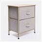 OHS Fabric Cabinet Bedside 2/3/4/5/6 Drawers Storage Unit Clothes Home Organiser