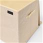 OHS Plain Storage Box Large Folding Collaspsible Space Saving Organiser with Lid