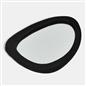 OHS Wall Mirror Matte Velvet Irregular Home Decor Vanity Living Room Bedroom