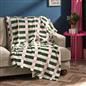 OHS Checkerboard Throw Ultra Soft Blanket Flannel Lightweight Bedspread