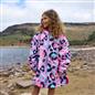 OHS Drying Changing Robe Sherpa Lined Water Resistant Oversize Coat Adults Kids