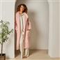 OHS Waterfall Long Cardigan Warm Teddy Fleece Open Front Wrap Loungewear Outwear