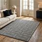 OHS Washable Rug Geometric Print Ultra Soft Living Room Area Mat Accent Rugs
