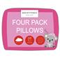 OHS Essentials Pillows Spring and Bounce 2 or 4 Pack Medium Support Pillow
