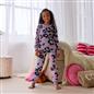 OHS Print Pyjama Set Pull Over Soft Fleece Kids Winter Loungewear Nightwear