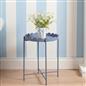 OHS Scallop Edge Side Table Coffee Tables with Metal Frame