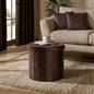 OHS Folding Ottoman Storage Box Footstool Tub Space Saving Velvet Seat