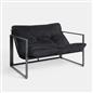 OHS Miami Table Chair Set 4PC Garden Patio Furniture Outdoor Metal Frame