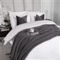 100% Cotton Duvet Cover 220 Thread Count Bedding Set Luxury Quilt Single Double