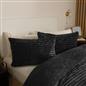 OHS Ribbed Fleece Bedding Set Soft Faux Fur Thermal Duvet Cover with Pillowcase 