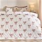 OHS Bows 10.5 Tog Coverless Duvet with Pillowcase Winter Warm Bedding Set