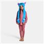 OHS x Stitch Kids Hooded Scarf Novelty Fleece Pocket Winter Wrap Hand Warmer 