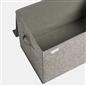 OHS Plain Storage Box Large Folding Collaspsible Space Saving Organiser with Lid