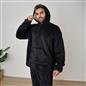 OHS Fleece Loungewear Set Coral Winter Sherpa Nightwear 2-Piece Hoodie Jogger