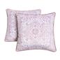 OHS Vintage Print Cushion Covers Matte Velvet Super Soft Square Pillowcases
