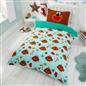 OHS Hey Duggee Duvet Cover with Pillowcase Kids Soft Fleece Xmas Bedding Set