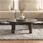 OHS 4 Legged Coffee Table Travertine Wood Effect Living Room Home Decor Modern