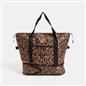 OHS Animal Print Weekend Travel Bag Expandable Shoe Compartment Cabin Duffle