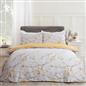 OHS Spring Blossoms Duvet Cover with Pillowcases Bedding Set Blush Ochre