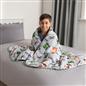 OHS Minecraft Kids Weighted Blanket Relief Sleep Throw - 100 x 150cm - 3kg