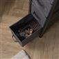 Narrow 4 Drawer Storage Cabinet Bedside Table Unit Clothes Home Fabric Organiser