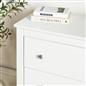 OHS Chicago Bedside Table 2/3 Drawer Hallway Cabinet Nightstand Unit Home Decor