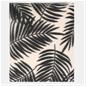 Palm Leaf Throw Over Bed Blanket Soft Garden Chair Fleece Warm Travel Bedspread