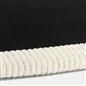 OHS Contrast Border Rug Non Slip Tufted Hallway Runner Floor Carpet