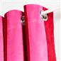 Stripe Blackout Eyelet Curtains Thermal Pair of Ring Top Panels Ready Made Décor
