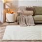 Faux Fur Rug Living Room Ribbed Large Mat Luxury Carpet Anti Slip Floor Runner