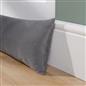 Draught Excluder Matte Velvet Fabric Door Stop Energy Saving Draft Window Seal