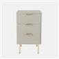 OHS Ribbed Drawer Unit Bedside Table 3/4/5/6 Draw Cabinet Nightstand Sideboard