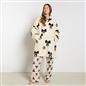 OHS Bows Print Hooded Blanket Adult Kids Sherpa Lined Winter Family Hoodie