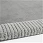 OHS Contrast Border Rug Non Slip Tufted Hallway Runner Floor Carpet