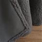 Teddy Fleece Eyelet Curtains Thermal Pair Ready Made Soft Thick Fabric Ring Top