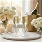 OHS Plastic Glasses Set of 2/4 Reusable Flute Champagne Cocktail Glass Picnic
