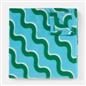 OHS Swirl Print Throw Soft Blanket Polar Fleece Lightweight Bedspread