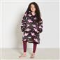 OHS Kids Hoodie Blanket Halloween Prints Sherpa Lined Wearable Throw