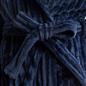 OHS Ribbed Fleece Dressing Gown Luxury Warm Supersoft Loungewear Ladies Robe