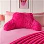 OHS Fluffy Cuddle Cushion Reading Pillow with Arms Lumbar Bed Chair