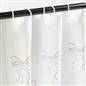 OHS Bows Shower Curtain with 12 Hooks Mould Proof Bathtub Curtains
