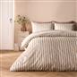 OHS Watercolour Embossed Bedding Set Stripe Duvet Cover with Pillowcase
