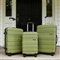 OHS Hard Shell Suitcase Luggage Set Travel ABS 4 Wheels Trolley Cabin Carry-On