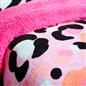 OHS Leopard Bedding Set Sherpa Fleece Reversible Duvet Cover with Pillowcase