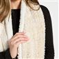 OHS Teddy Fleece Scarf Long Thermal Soft Pockets Hand Neck Warmer Marl Wrap