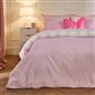 OHS Bow Lattice Bedding Set Microfibre Reversible Duvet Cover with Pillowcase
