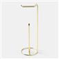 OHS Metal Toilet Roll Holder Freestanding Bathroom Storage Organiser