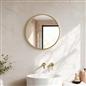 OHS Bathroom Mirror Metal Framed Vanity Wall Mounted Shower Home Decor