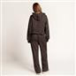 OHS Bubble Hem Co-Ord Set Hoodie Drawstring Relaxed Joggers Tracksuit Loungewear